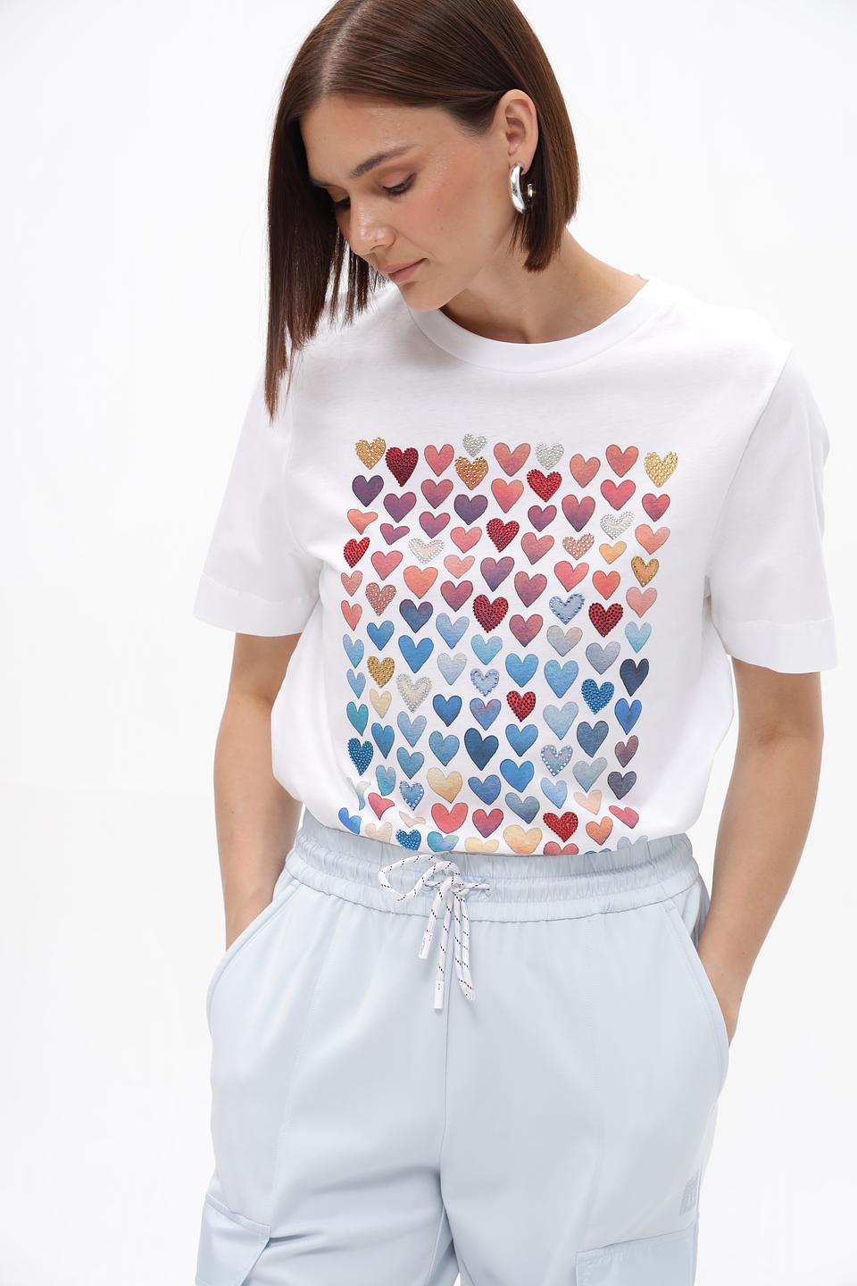 Футболка Rich and Royal с сердцами