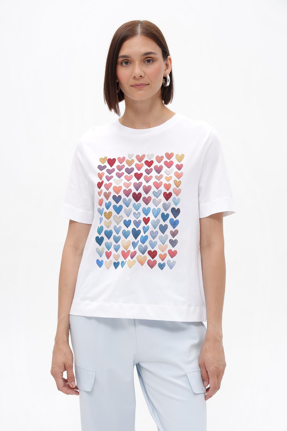 Футболка Rich and Royal с сердцами