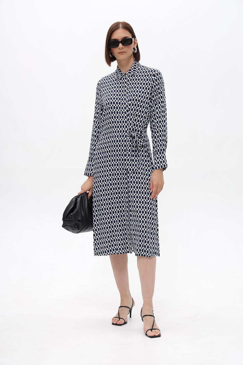 Платье Olsen с принтом