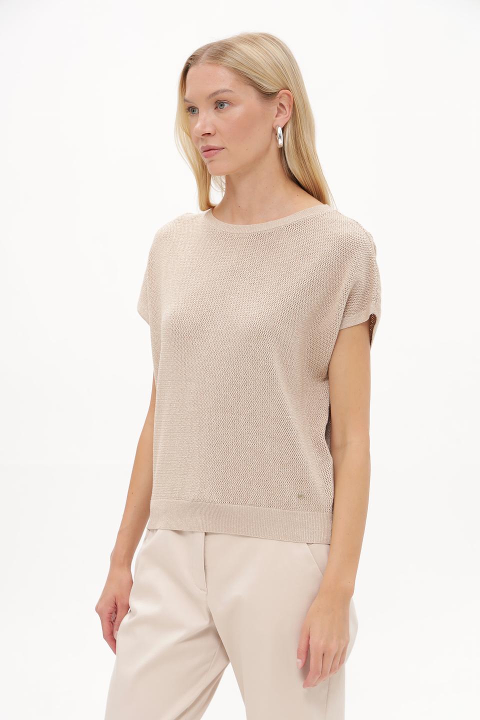 Пуловер Betty and Co бежевый