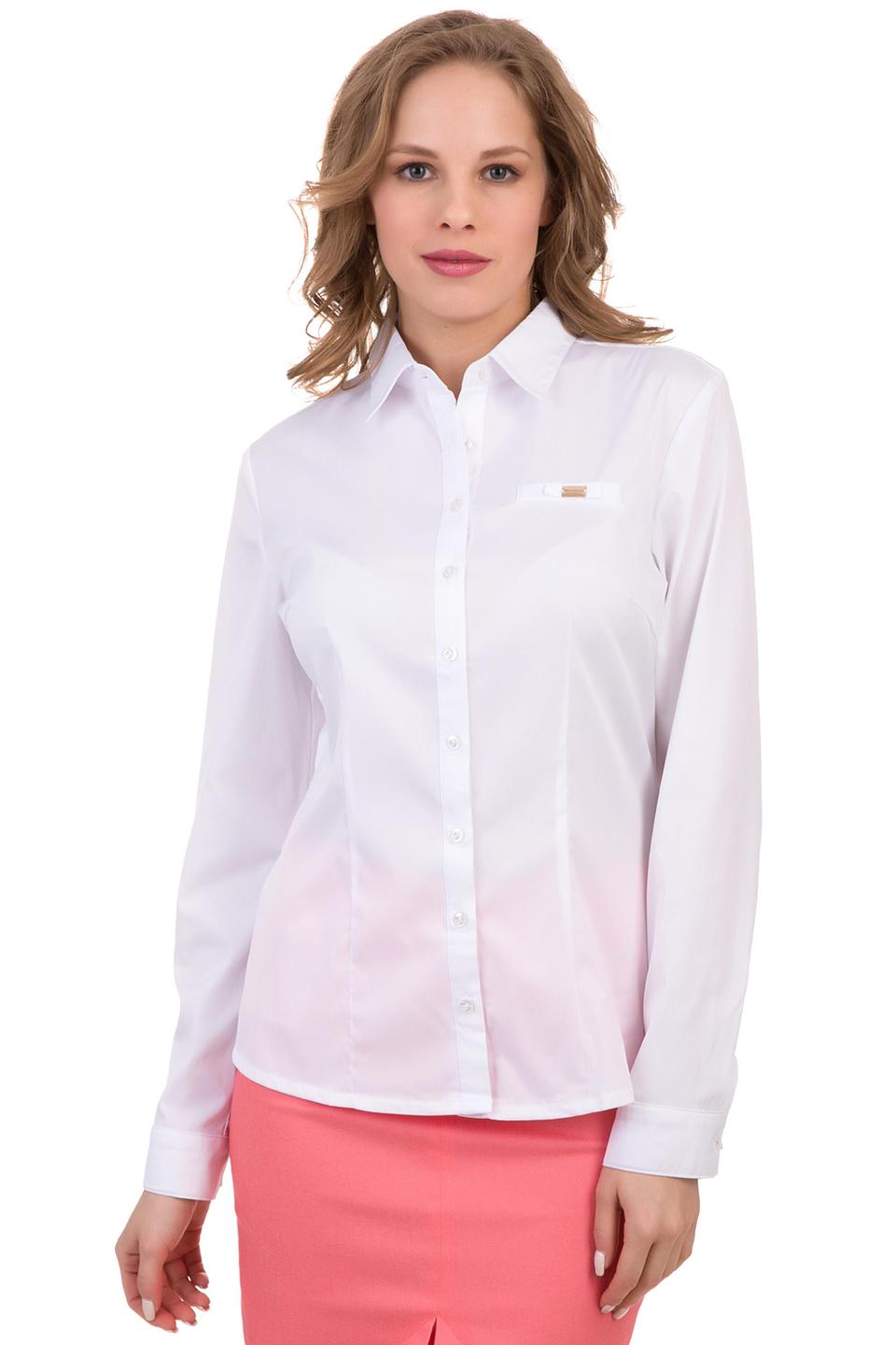 Блуза Marimay приталенная белая