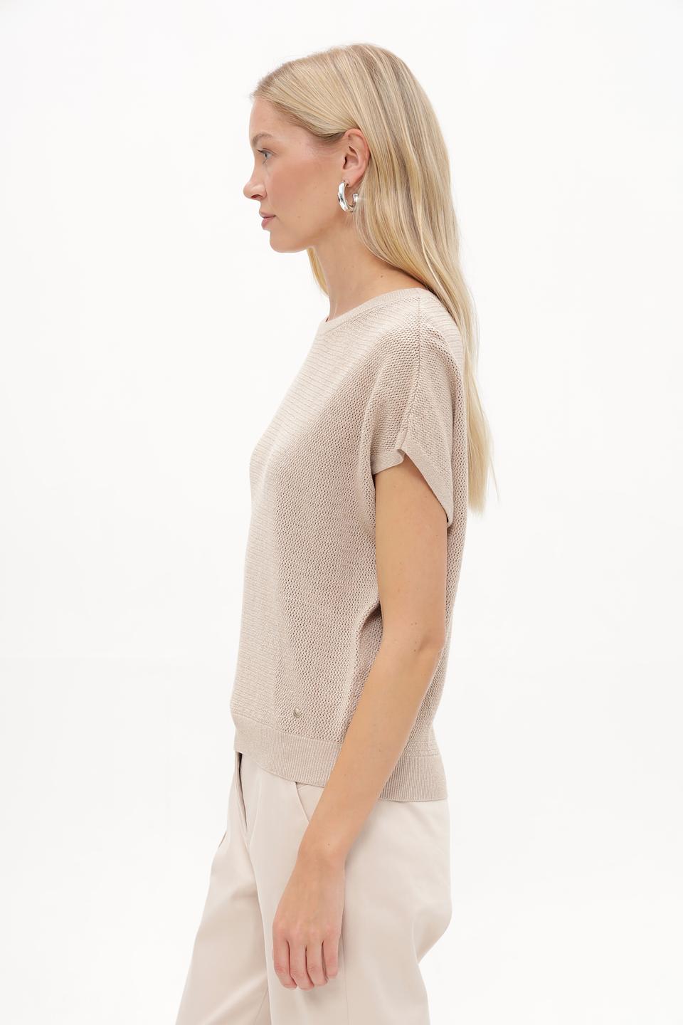 Пуловер Betty and Co бежевый