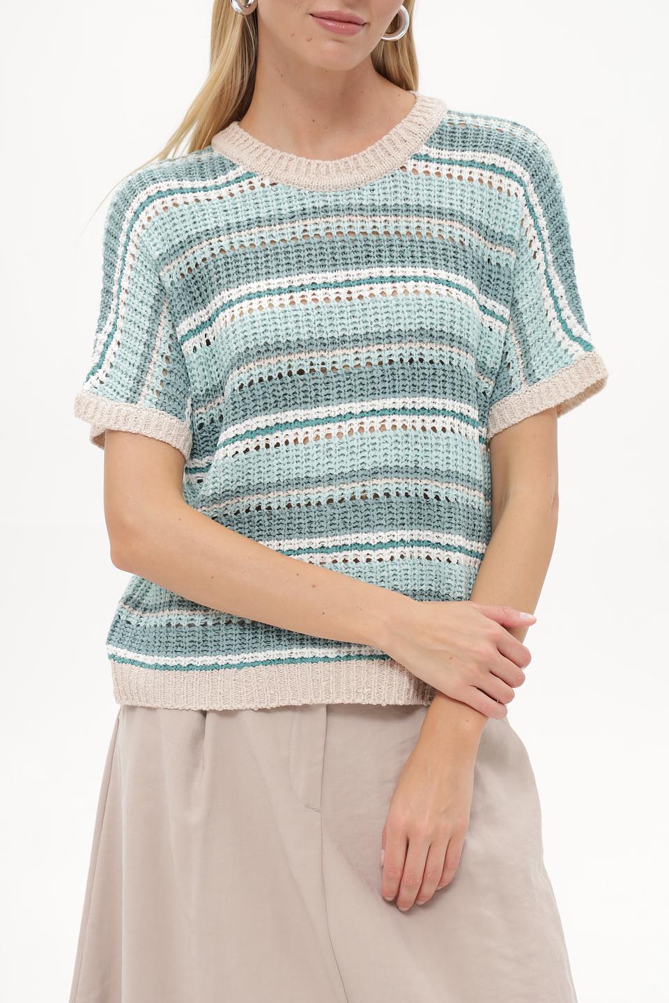 Пуловер Betty and Co в полоску