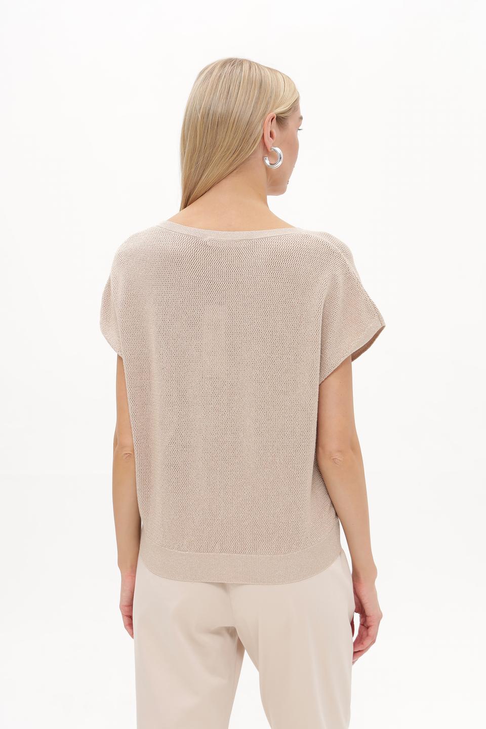 Пуловер Betty and Co бежевый