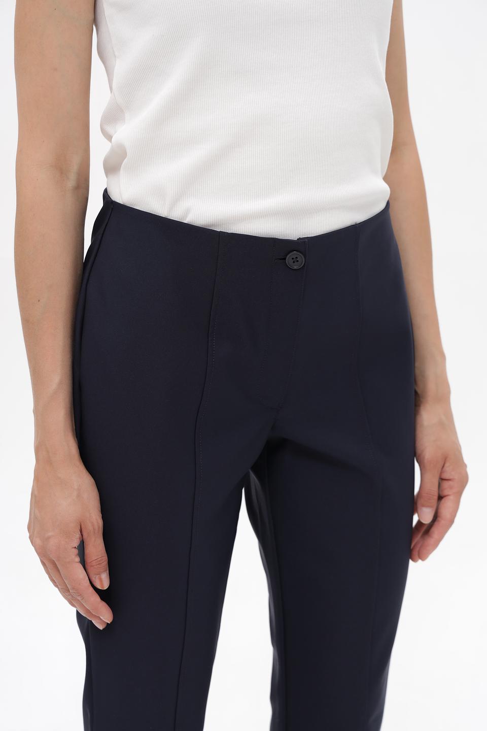 Брюки Betty Barclay узкие темно-синие