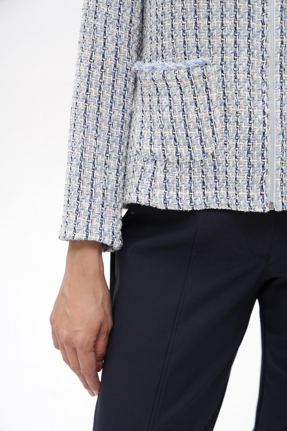 Жакет Frank Walder с твидовой отделкой