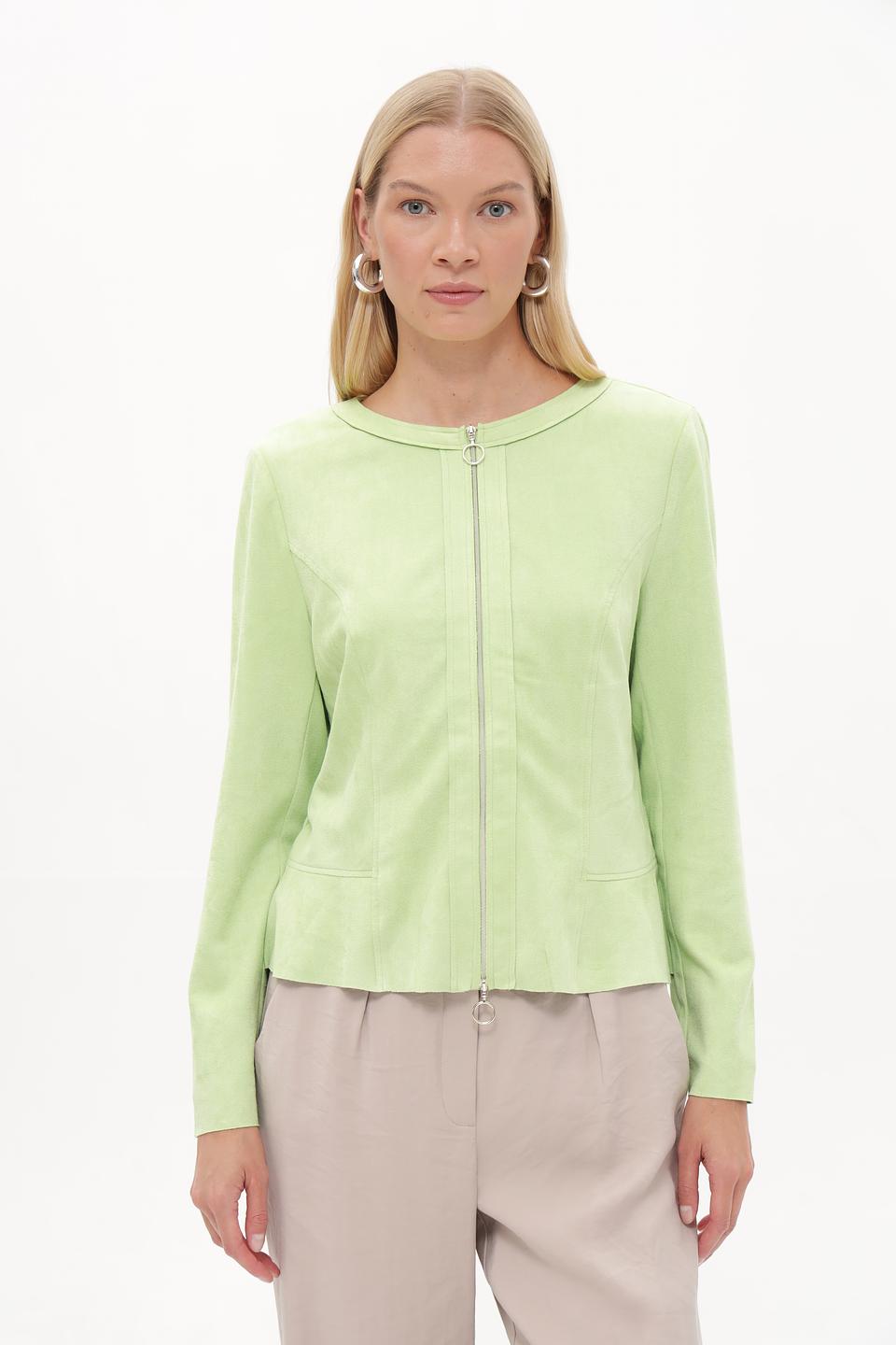 Жакет Betty Barclay на молнии лайм