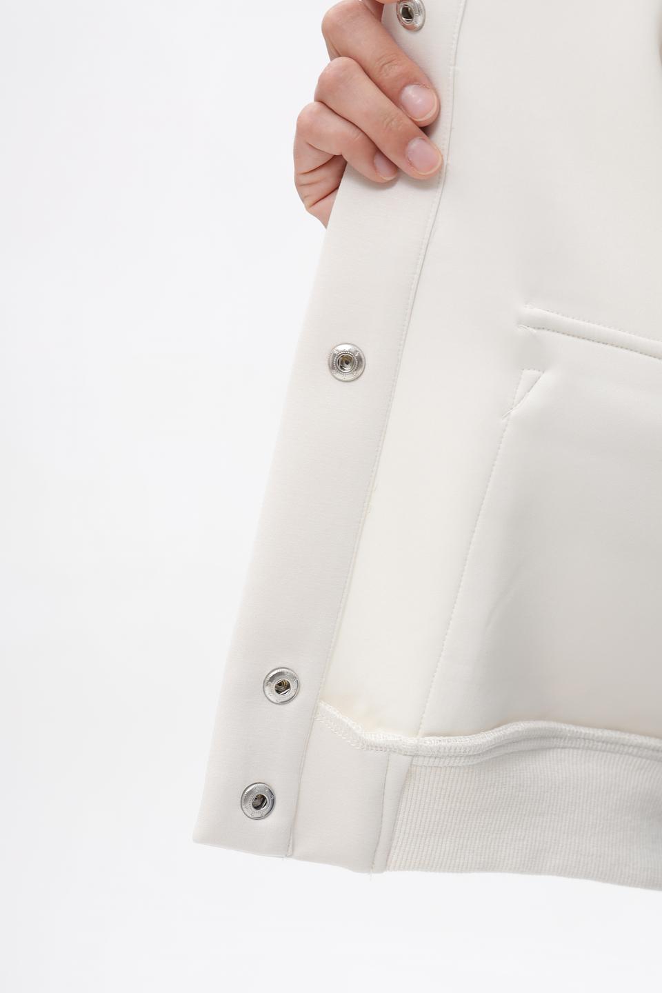 Жакет Oui приталенный молочный