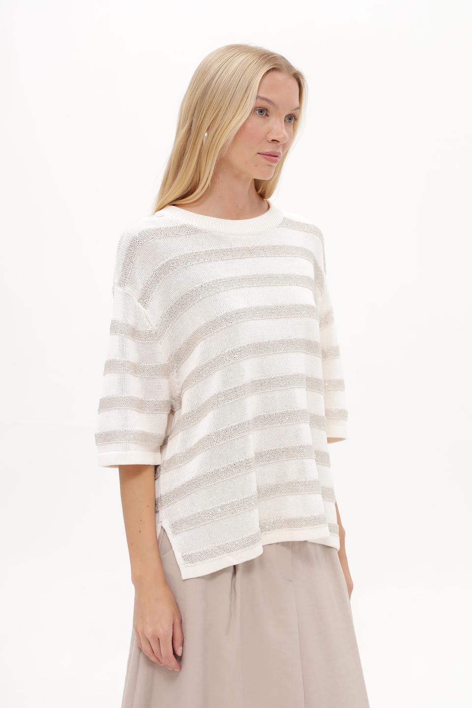 Пуловер Marc Aurel в полоску