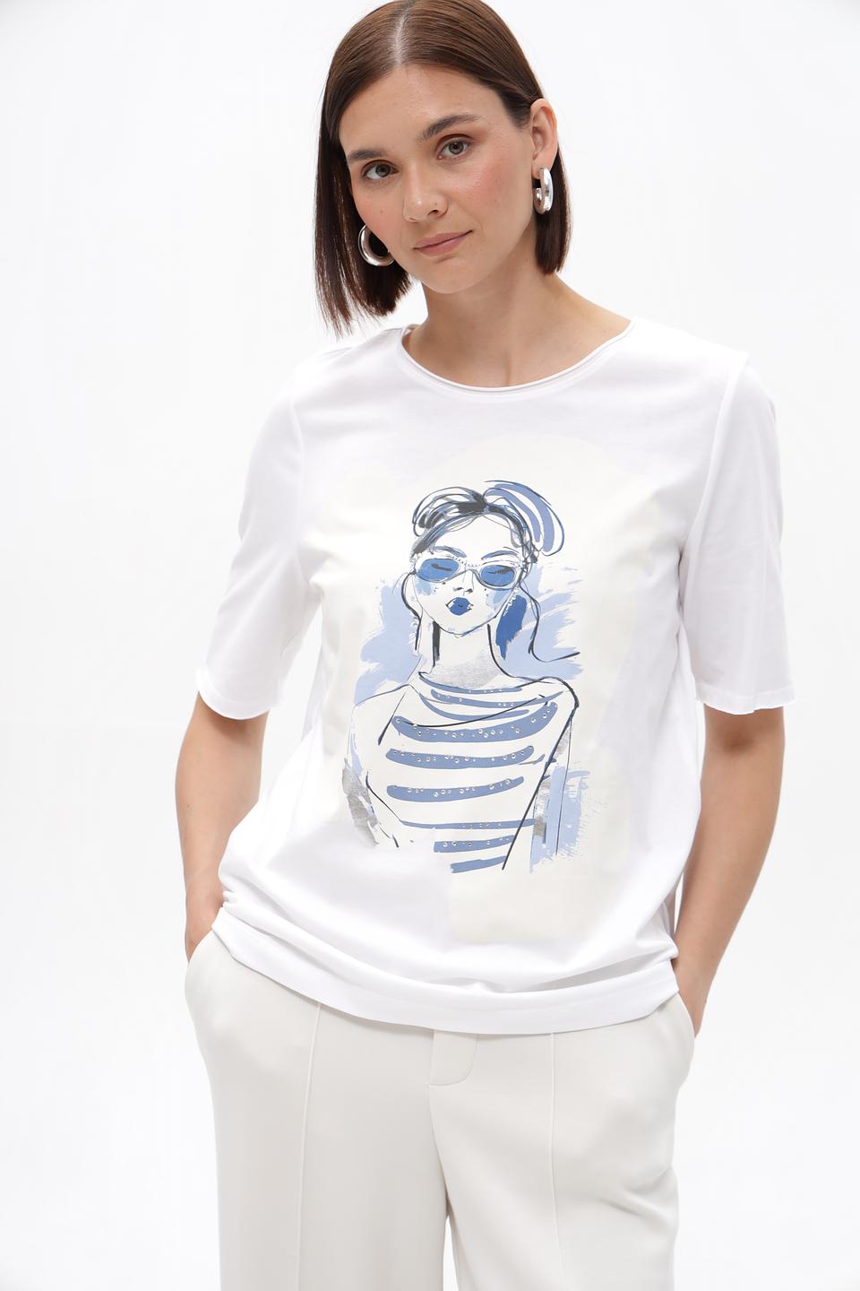 Футболка Oui с принтом