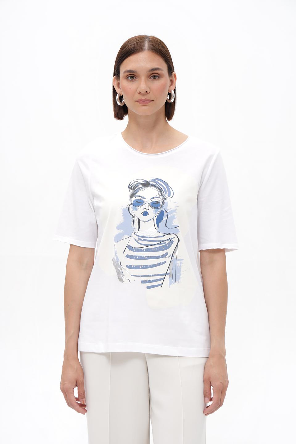 Футболка Oui с принтом