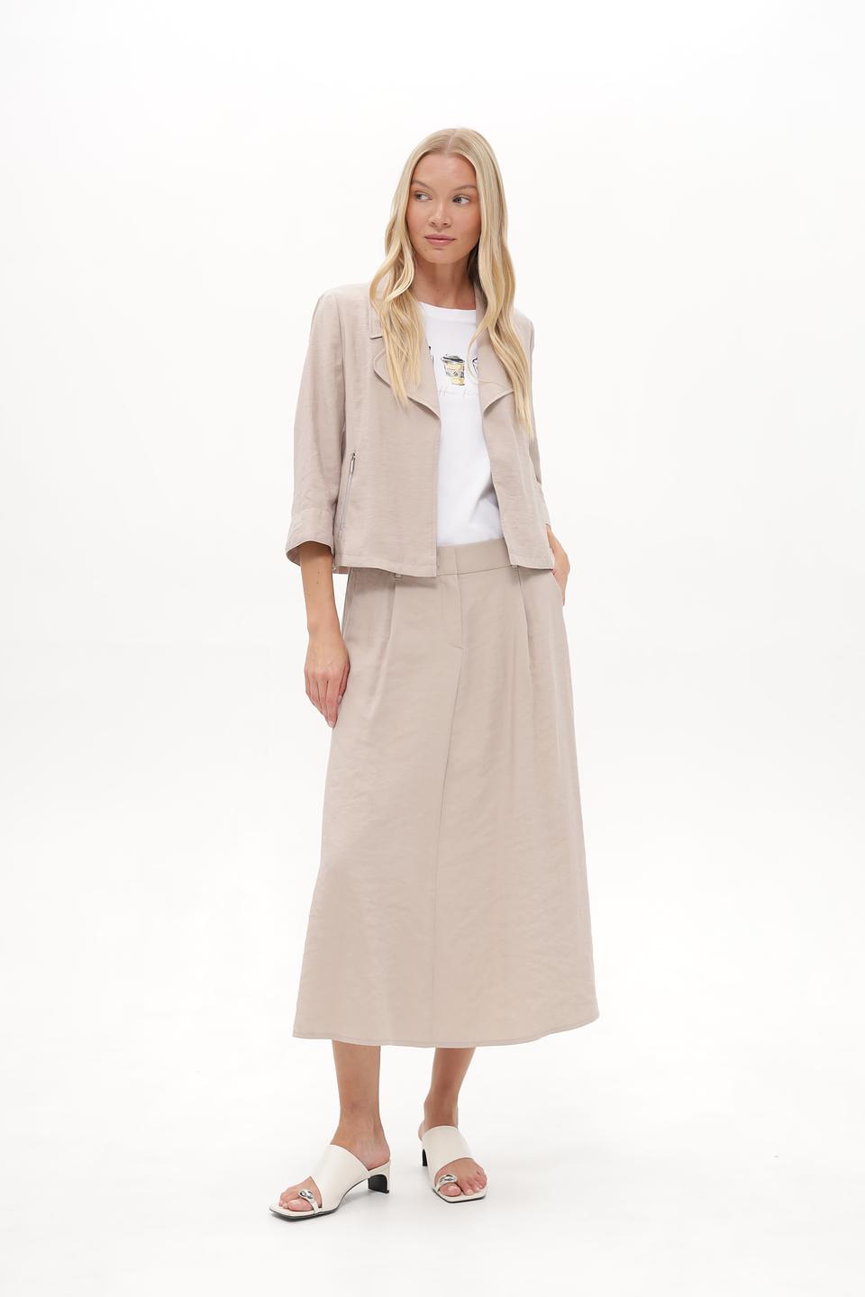 Юбка Betty Barclay клёш бежевая