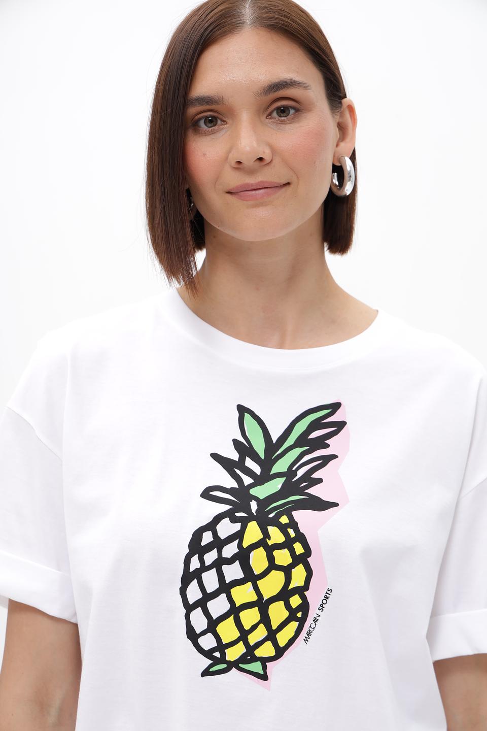 Футболка Marc Cain с ананасом