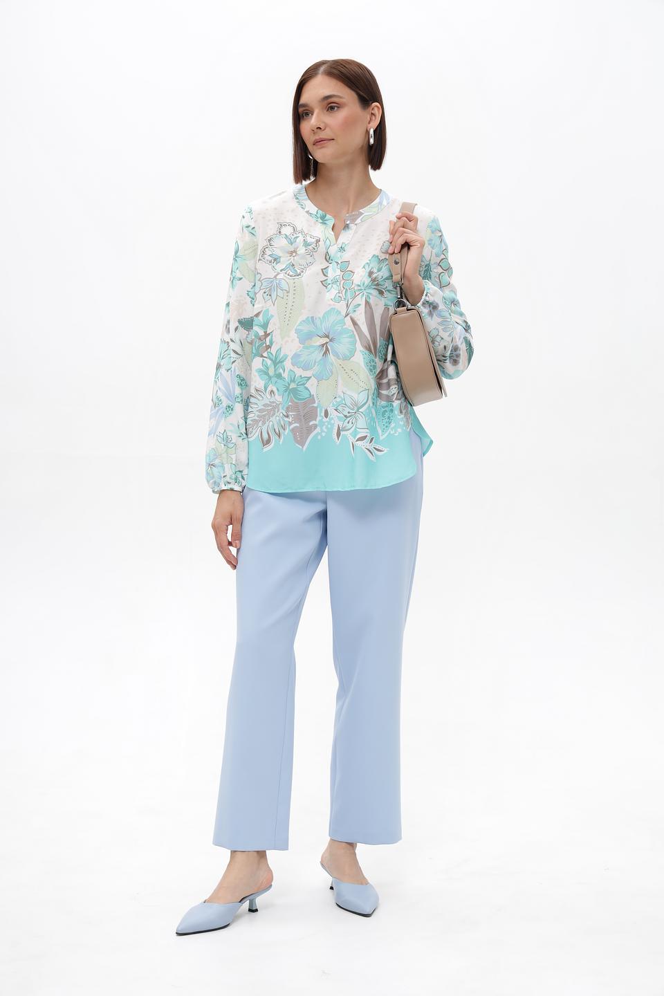 Блузка Frank Walder с цветочным принтом