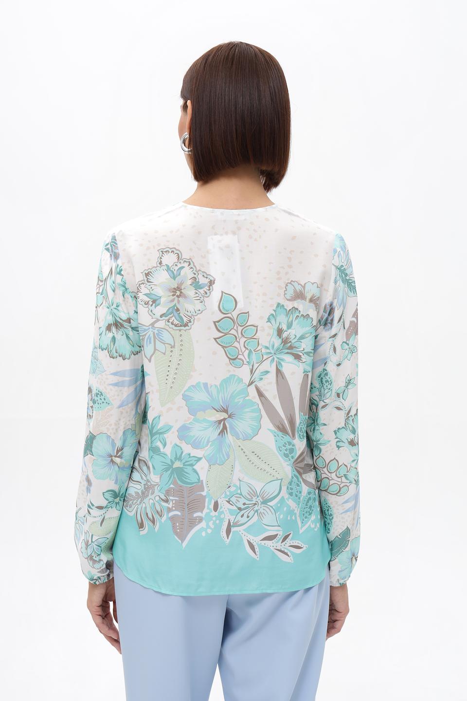 Блузка Frank Walder с цветочным принтом