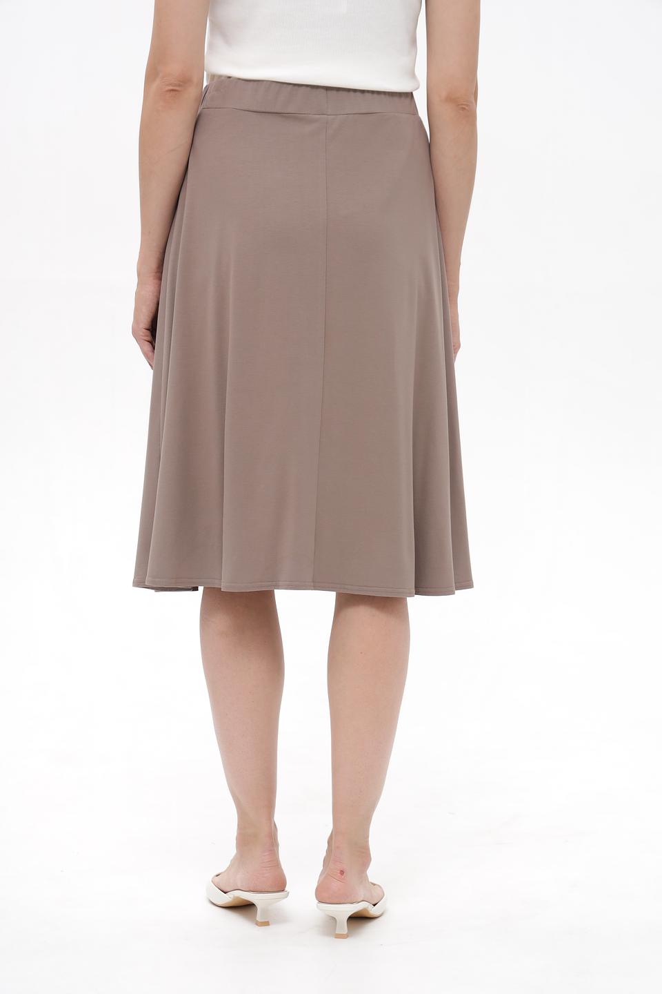 Юбка Frank Walder плиссе бежевая