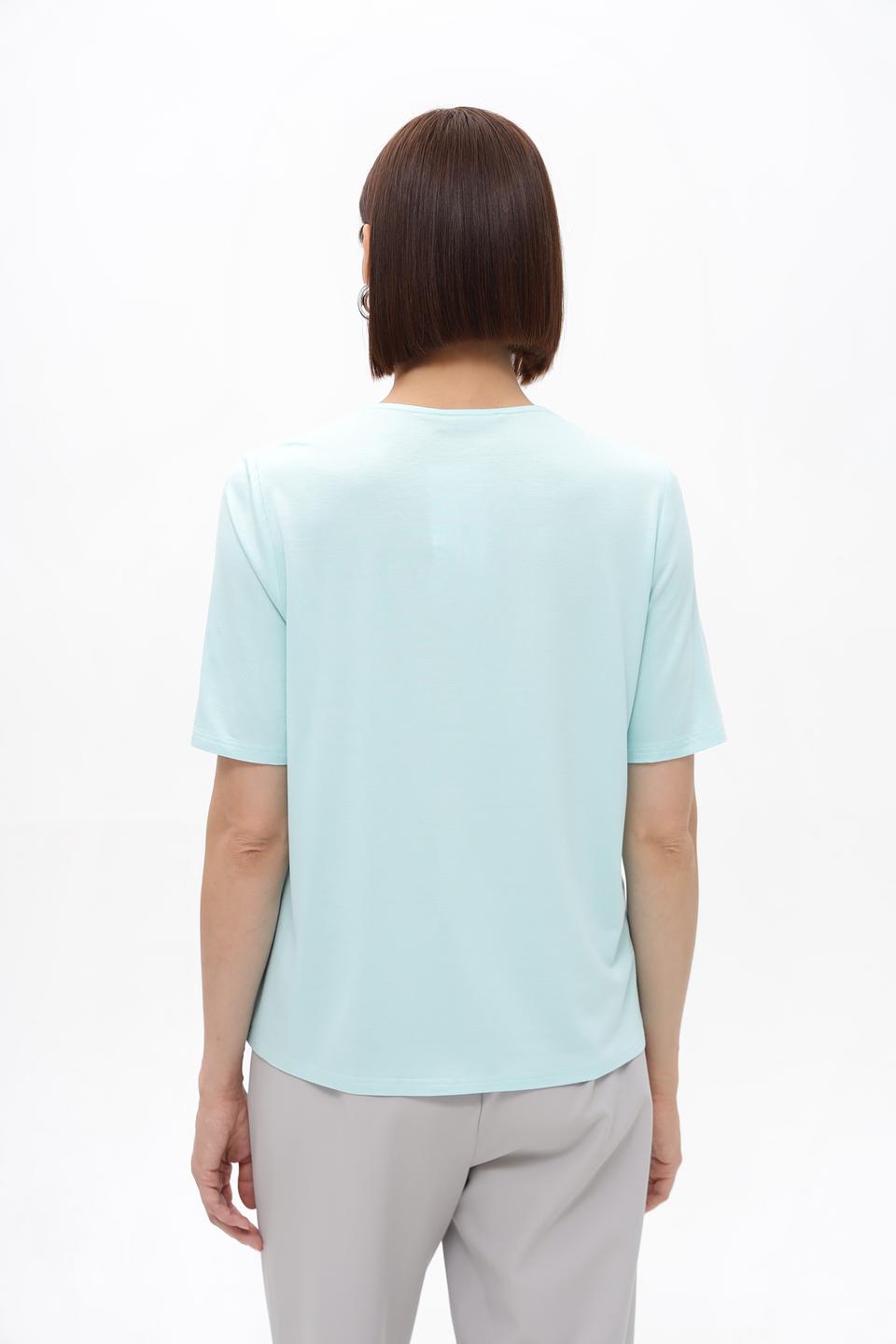 Блузка Frank Walder с рюшами мятная