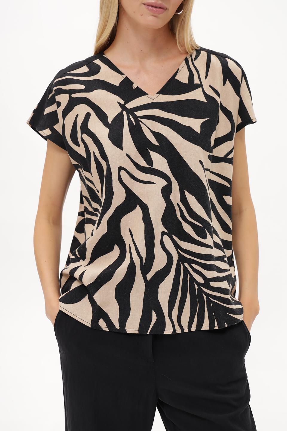 Блузка Betty Barclay с принтом зебра