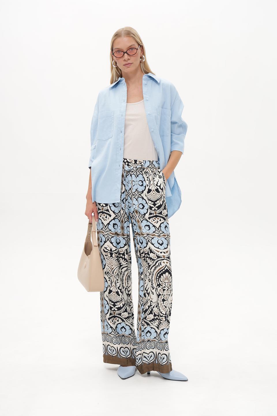 Топ Monari с декором