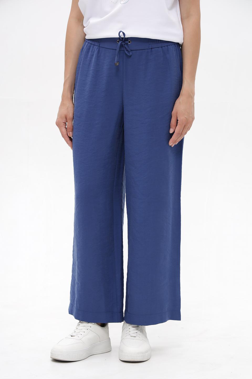 Брюки Lecomte клёш синие