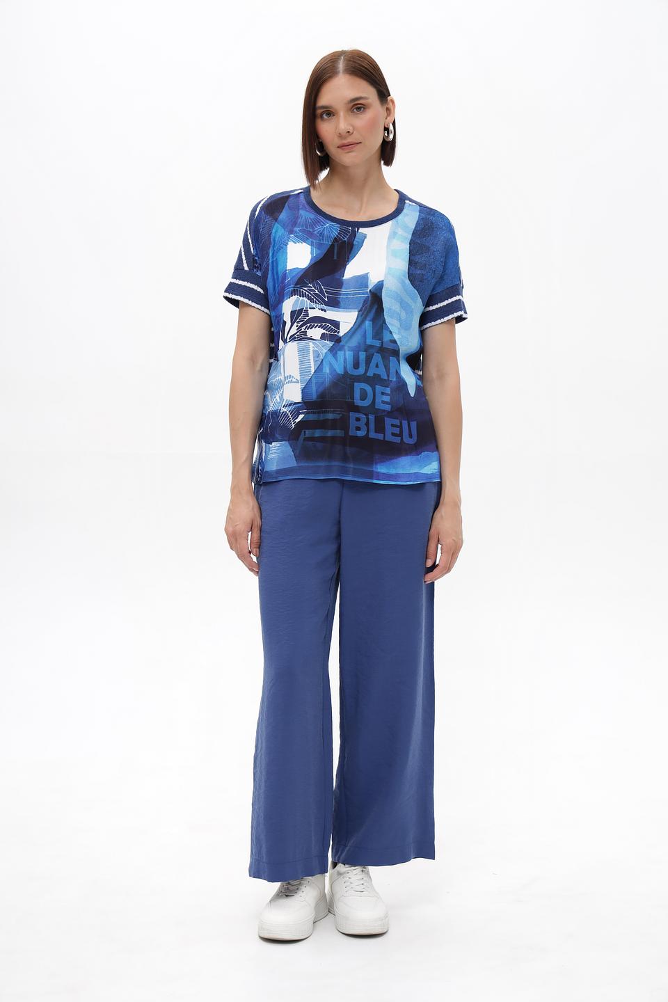 Блузка Lecomte с принтом