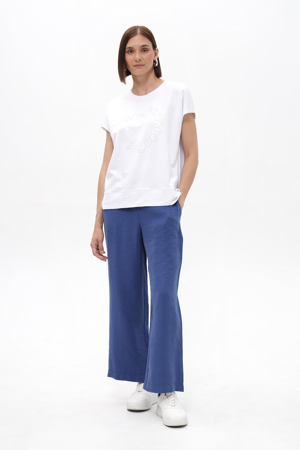 Футболка Lecomte с принтом