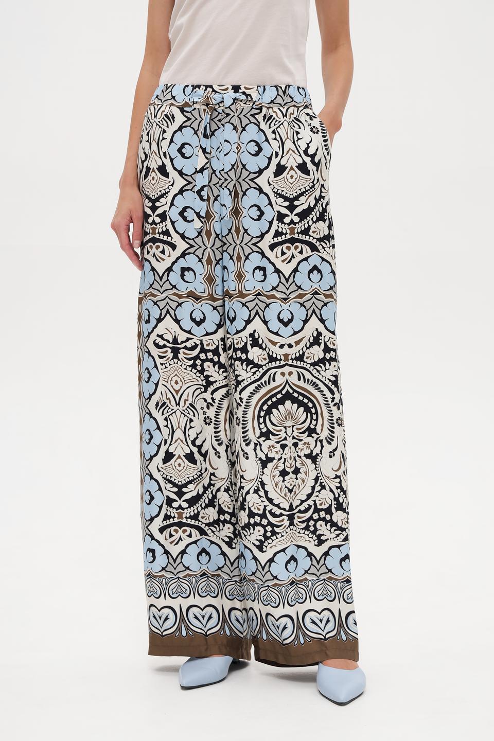 Брюки Monari с цветочным принтом