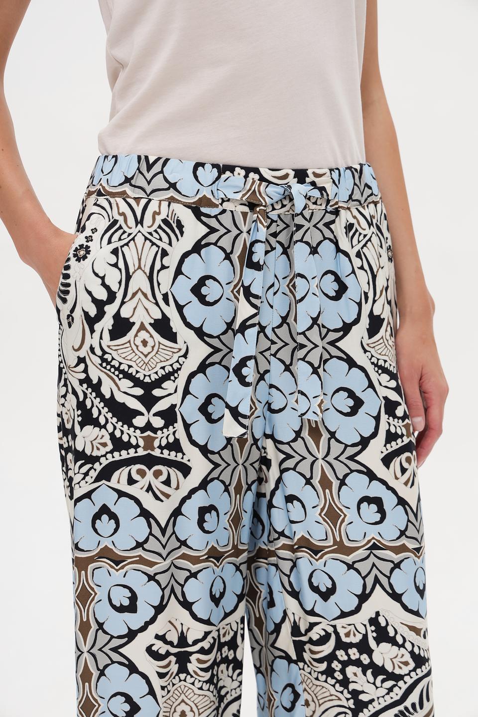 Брюки Monari с цветочным принтом