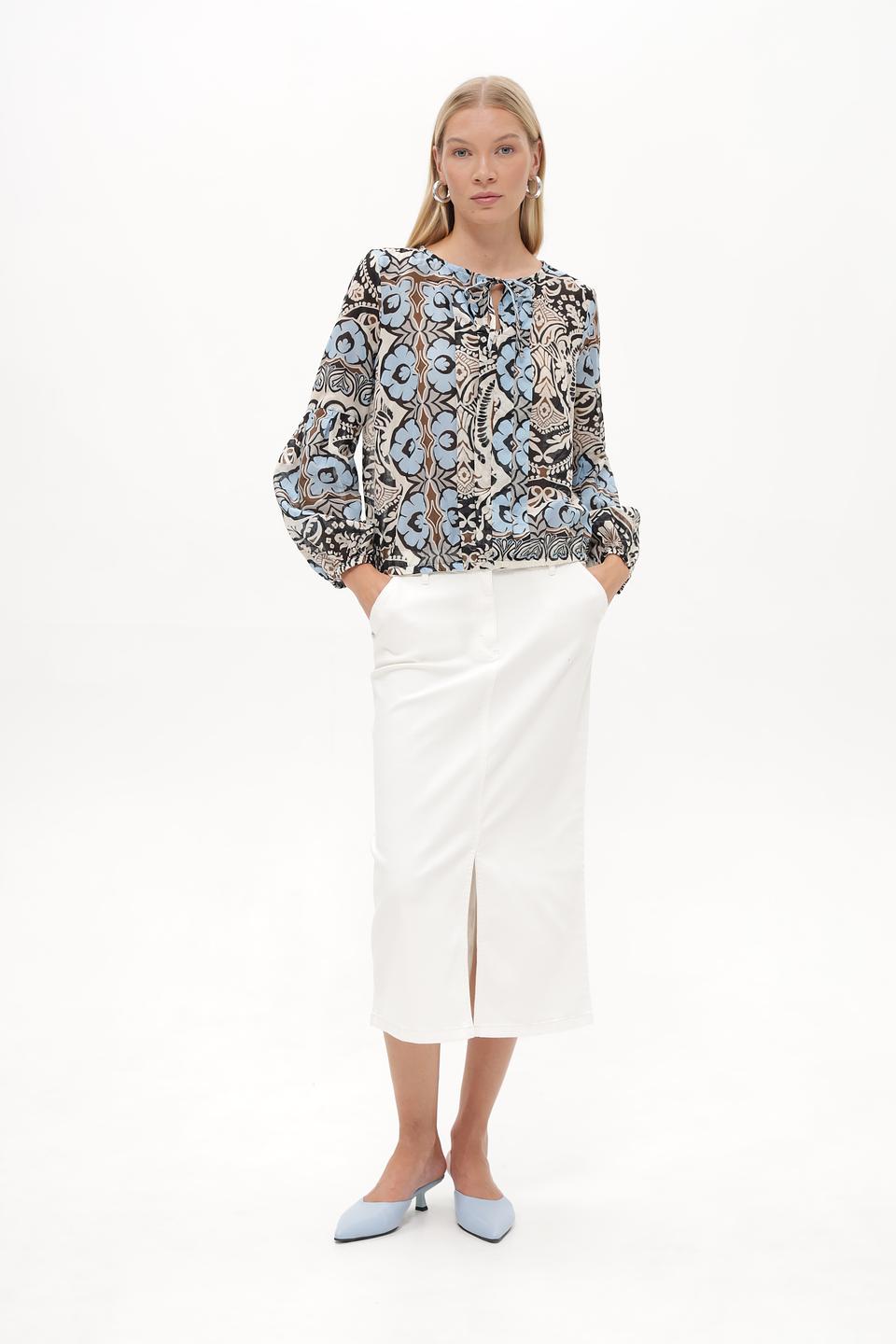 Блузка Monari с цветочным принтом