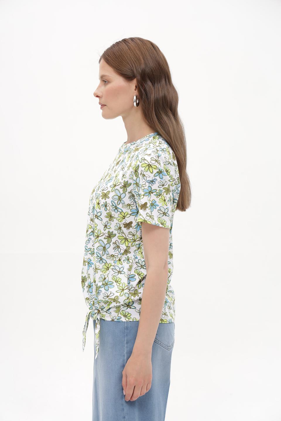 Блузка Tom Tailor с цветочным принтом