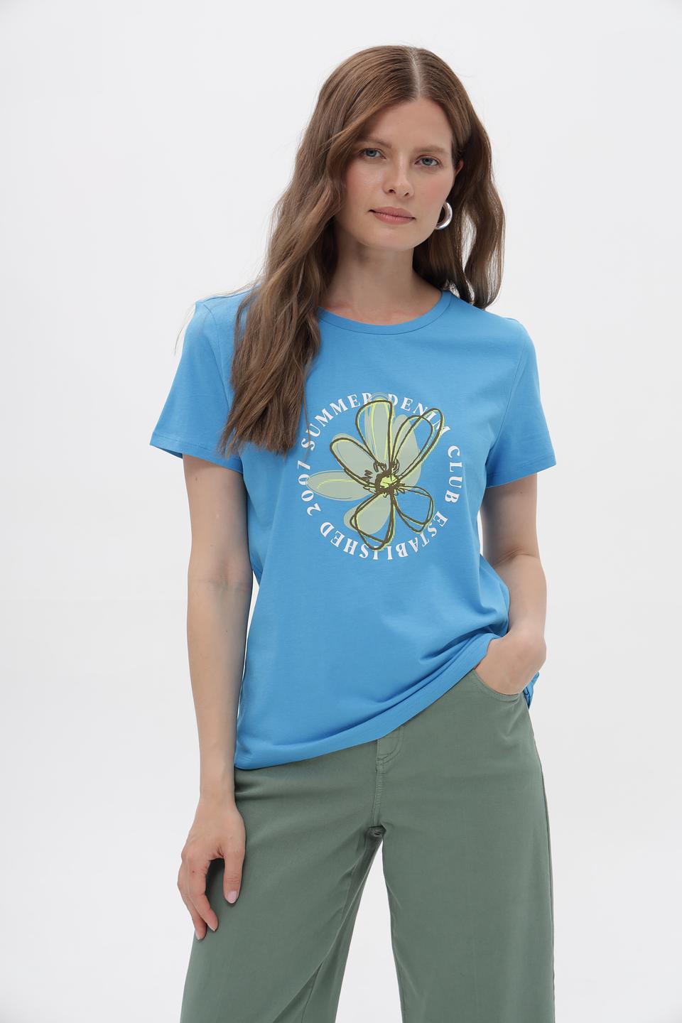 Футболка Tom Tailor denim с принтом