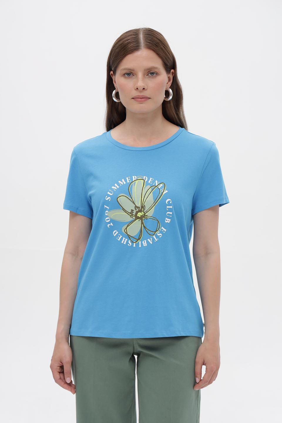 Футболка Tom Tailor denim с принтом