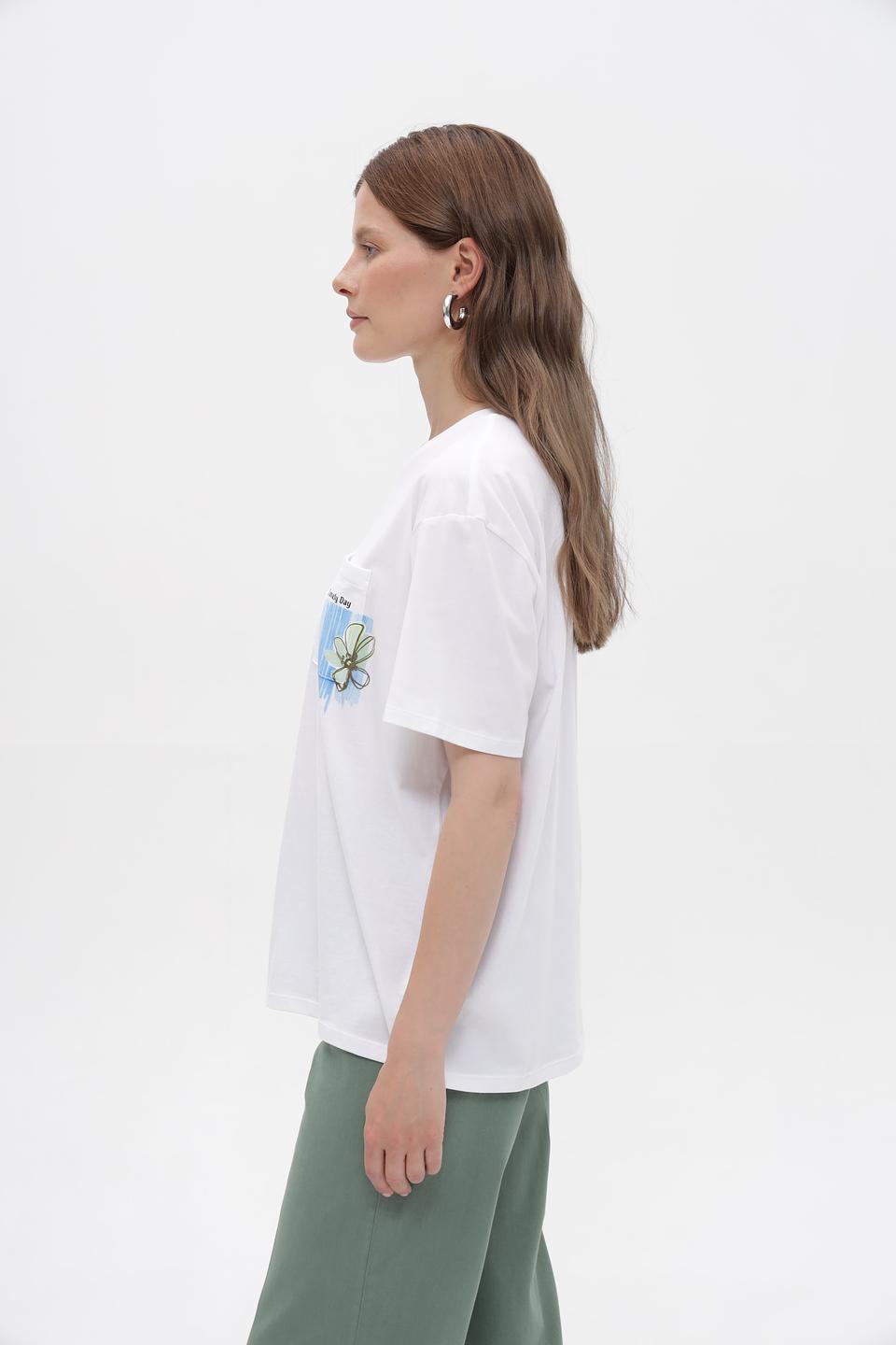 Футболка Tom Tailor denim с принтом