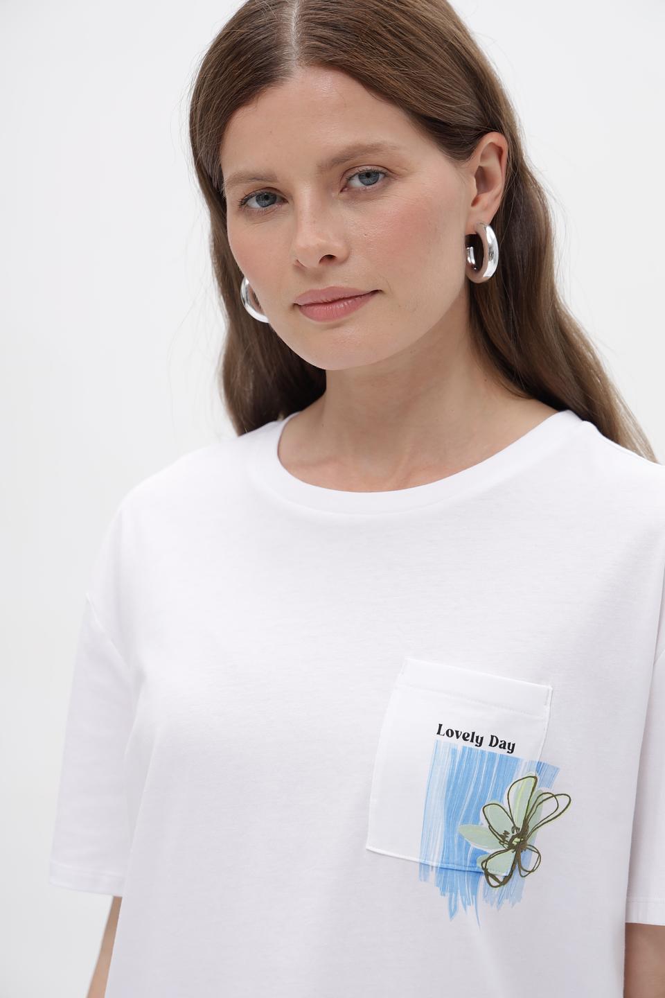 Футболка Tom Tailor denim с принтом