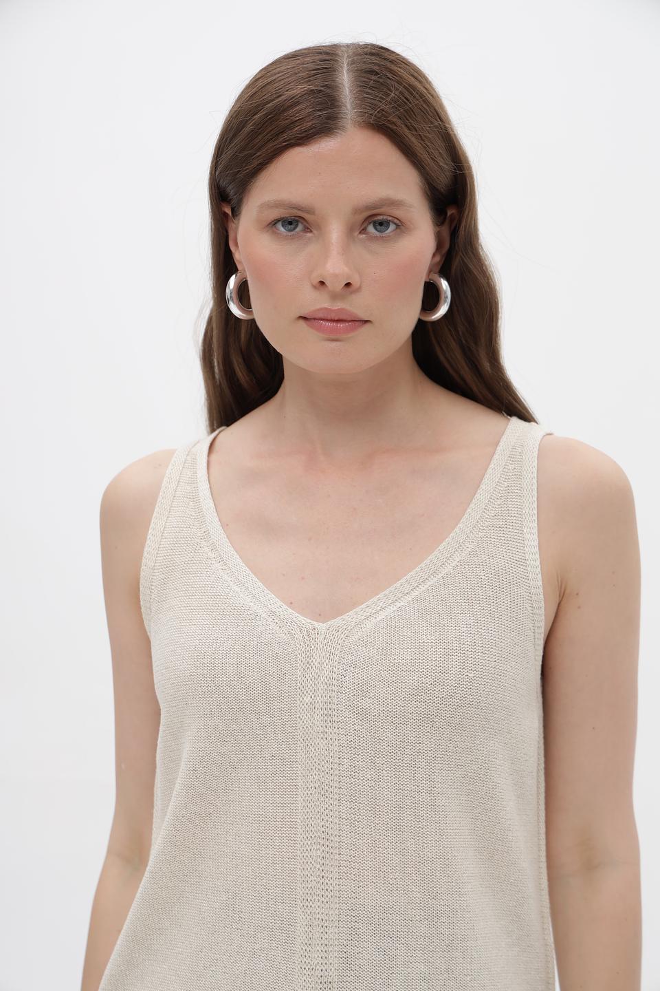 Топ Tom Tailor бежевый