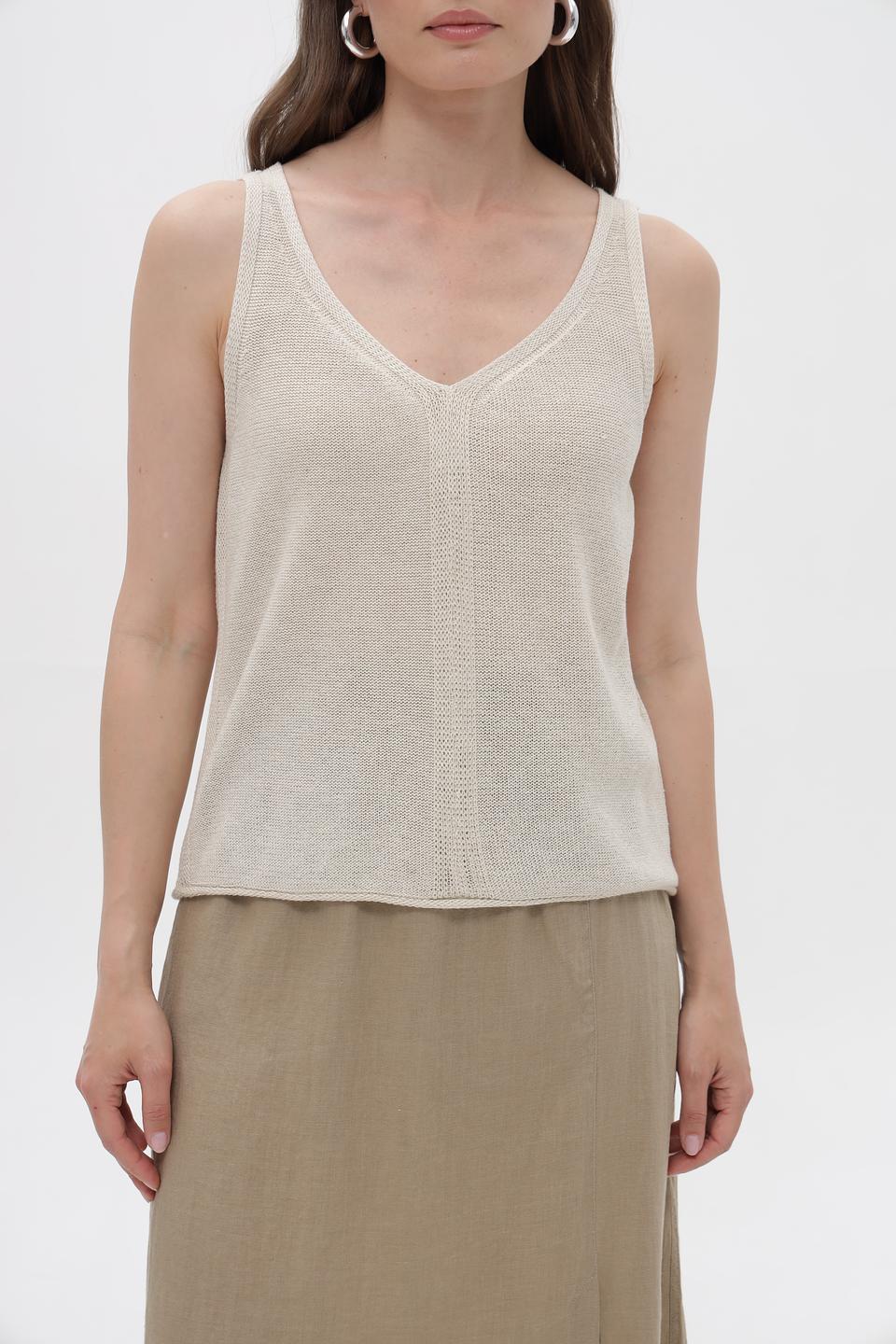 Топ Tom Tailor бежевый