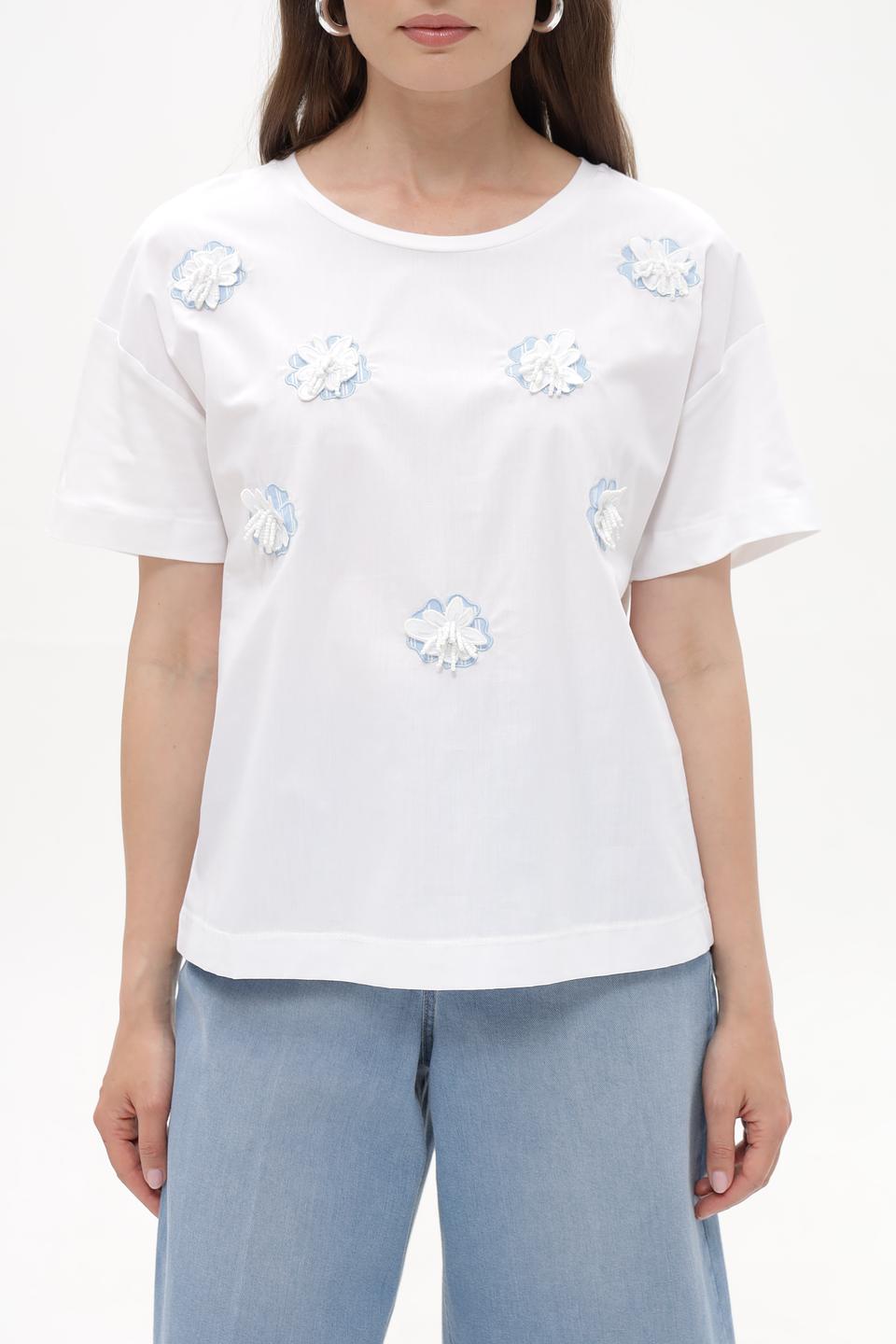 Блузка More and More с вышивкой