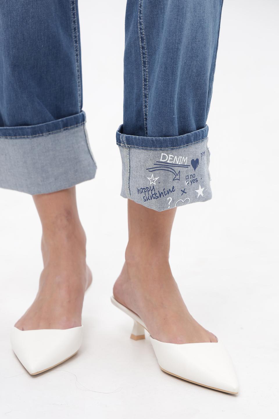 Джинсы Ppep. с вышивкой