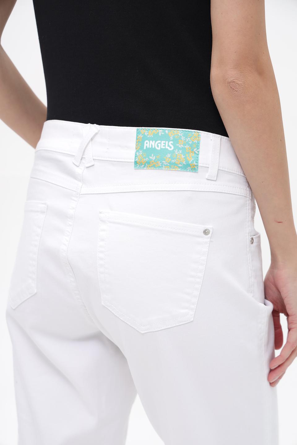 Джинсы укороченные Angels с вышивкой