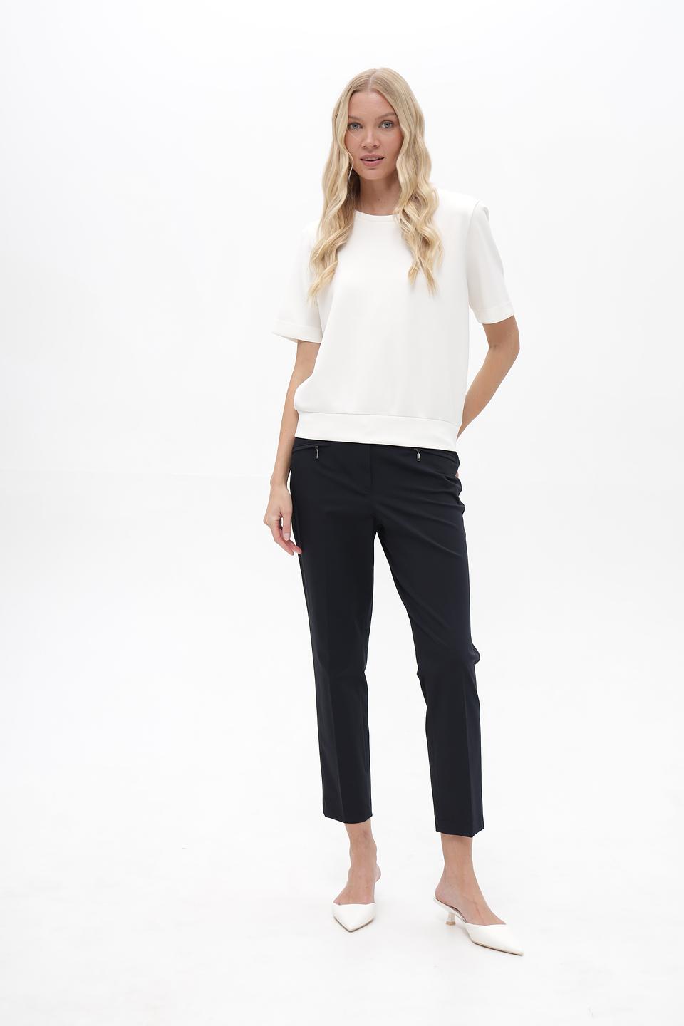 Брюки Gardeur укороченные темно-синие