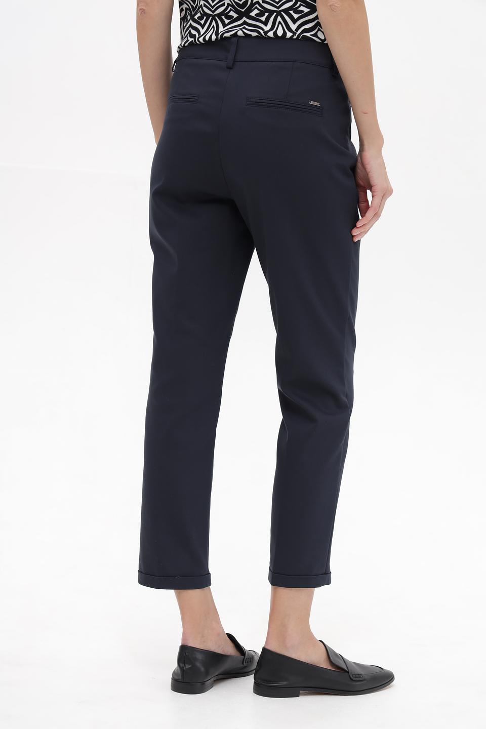 Брюки укороченные Gardeur темно-синие