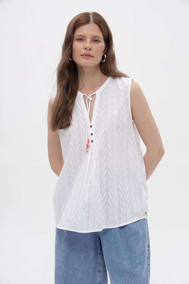 Топ Time Zone с принтом