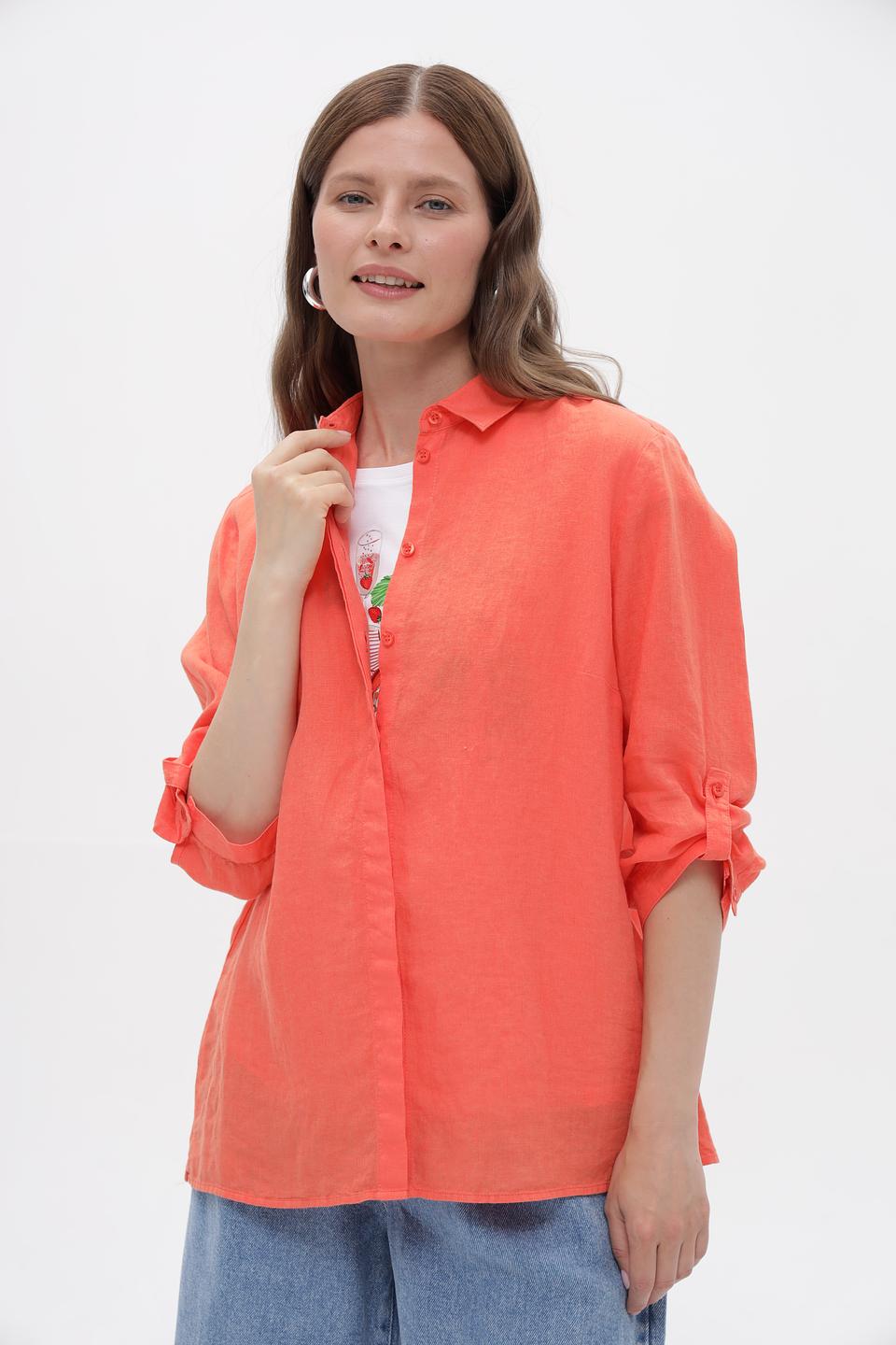 Блузка Toni collection коралловая