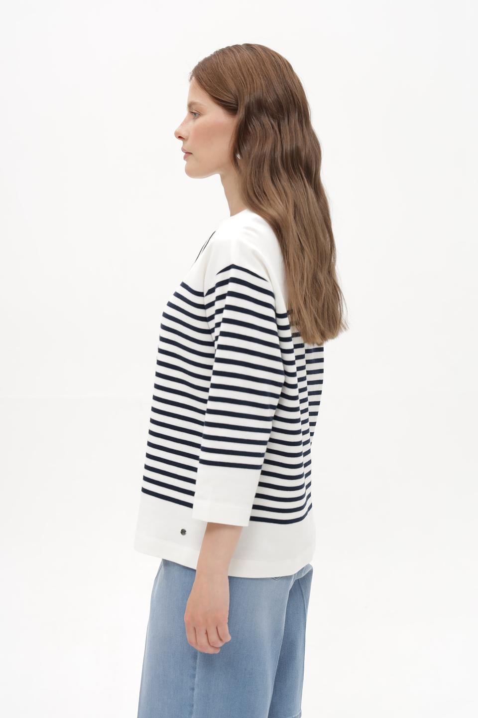 Пуловер Betty and Co в полоску