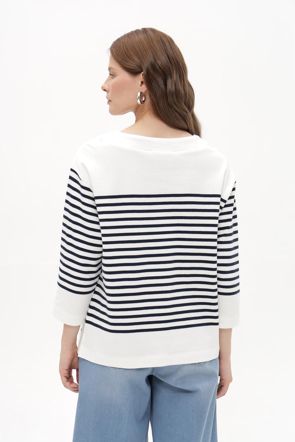 Пуловер Betty and Co в полоску