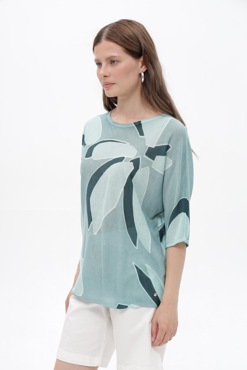 Пуловер Betty and Co с принтом