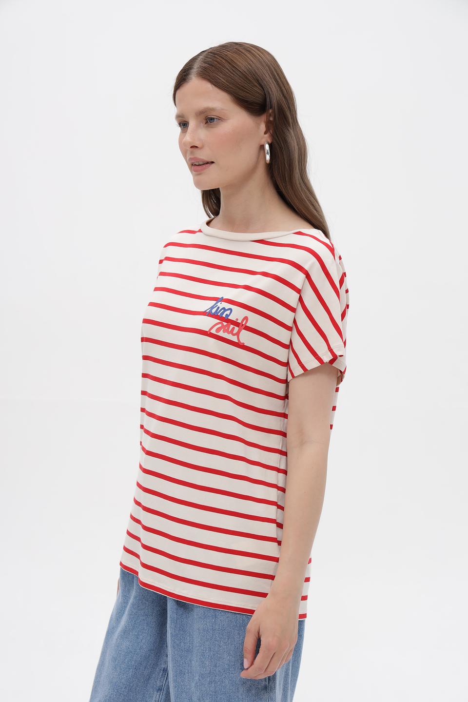 Футболка Miss Lagotte в полоску