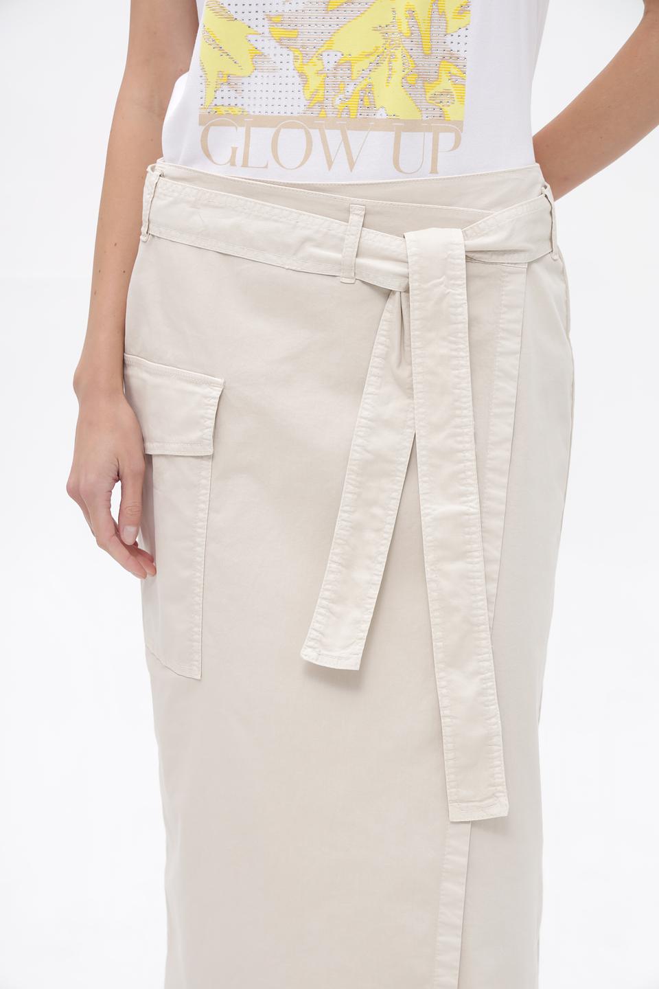 Юбка Gardeur с карманами бежевая