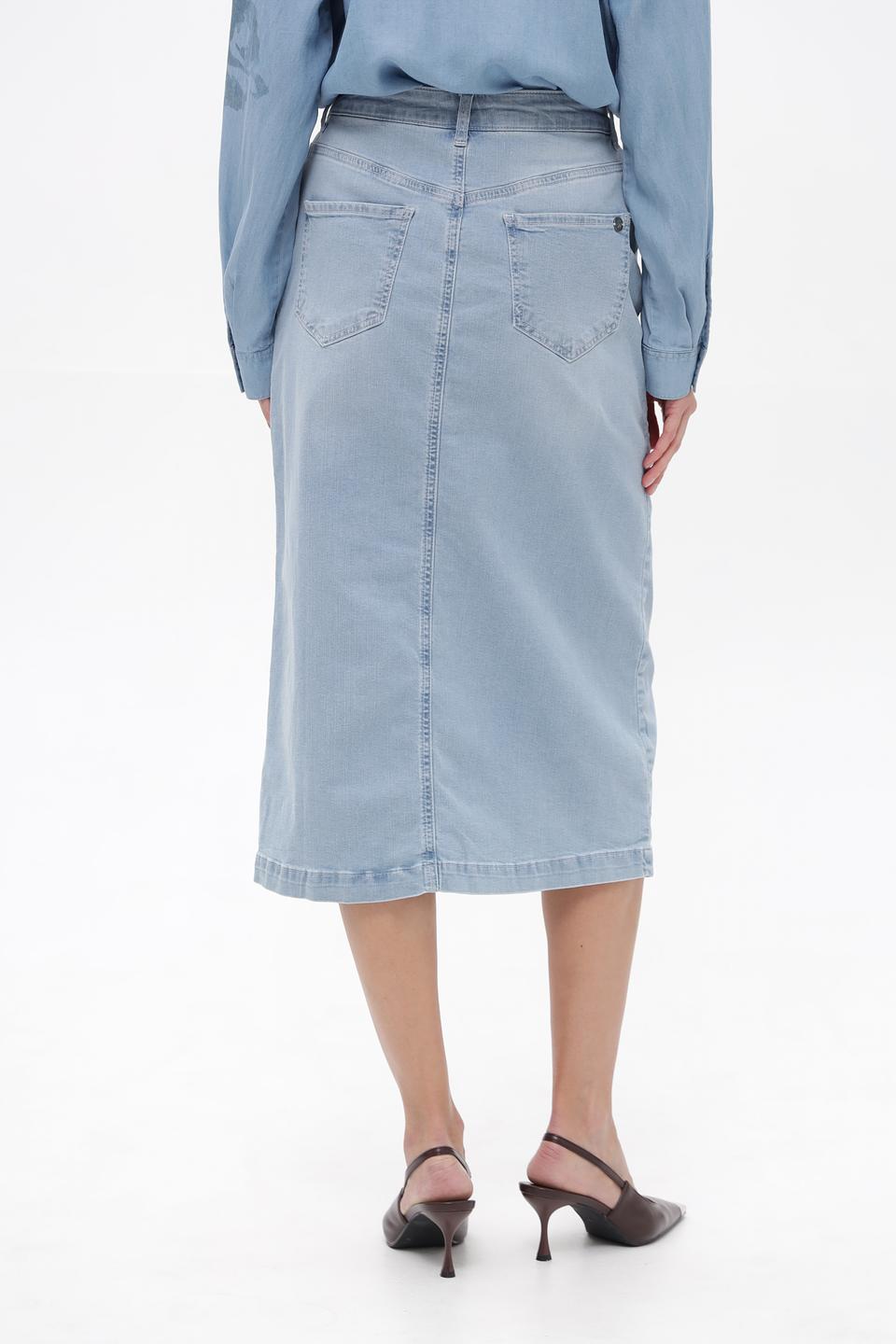Юбка джинсовая Lebek голубая