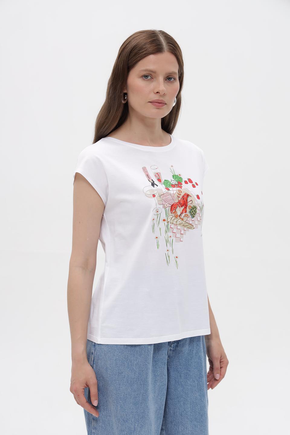 Футболка Marc Cain с принтом